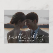 Kalligrafie Ankündigung kleinerer Hochzeitsstipend (Vorderseite)