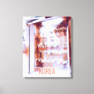 Kalligrafie Art Shop Seoul Reiseplakat Korea Leinwanddruck