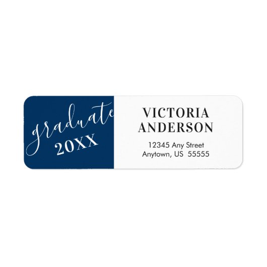 Kalligrafie auf dunkelblau | Klasse 2018 (Vorne)