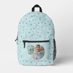 Kalligrafie Benutzerfoto Geburtstag Für Nichte Bedruckter Rucksack