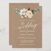 Kalligrafie Botanische Blumenzwiebeldkrampf (Vorne/Hinten)