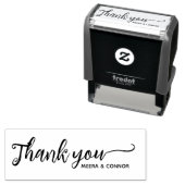 Kalligrafie Danke Hochzeit Permastempel (Beispiel)