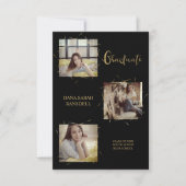 Kalligrafie Drei Foto Graduate Invasion (Vorderseite)