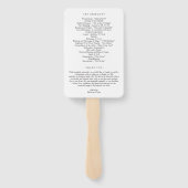 Kalligrafie-EDITABLE-FARBEN-Hochzeitsprogramm Fächer (Rückseite)