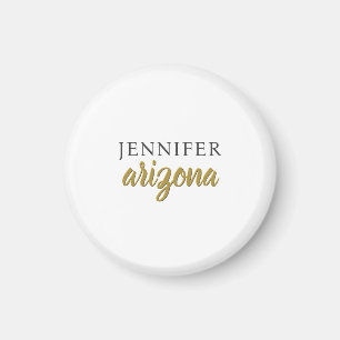 Kalligrafie Elegant Einfach Eigener Name Magnet