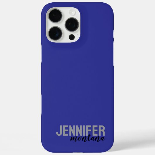 Kalligrafie Elegant Schlicht Name hinzufügen Case-Mate iPhone Hülle (Rückseite)