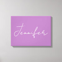 Kalligrafie Elegante Lavender Schlicht Einfache Be