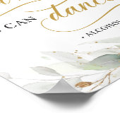 Kalligrafie Eukalyptus vertrauen Sie mir können Si Poster (Ecke)