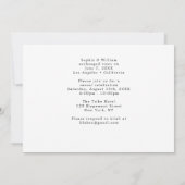 Kalligrafie-Foto-Elopement-Ankündigung (Rückseite)