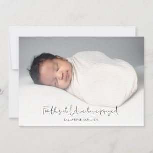 Kalligrafie Foto Neue Baby Religiöse Danke 