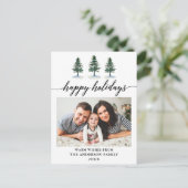 Kalligrafie Foto Postkarte (Stehend Vorderseite)