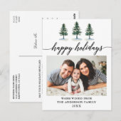 Kalligrafie Foto Postkarte (Vorne/Hinten)