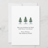 Kalligrafie Foto Wasserfarben Weihnachten (Rückseite)