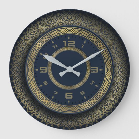 Kalligrafie Große Wanduhr (Vorderseite)