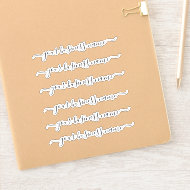 Kalligrafie Handgeschrieben Ihr Firmenname Benutze Aufkleber