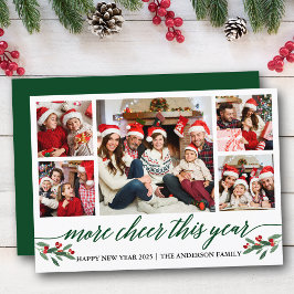 Kalligrafie heiliger in diesem Jahr 5 Foto Grün Feiertagskarte