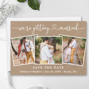 Kalligrafie Herz Heiraten 3 Foto Kraft Save The Date