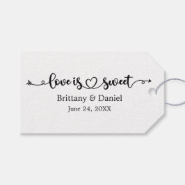 Kalligrafie Herzkrankheit Liebe ist süße Gastgesch Geschenkanhänger