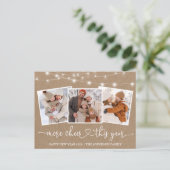 Kalligrafie Herzlichter Kraft Mehr Chef 3 Foto Postkarte (Stehend Vorderseite)