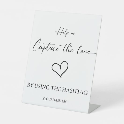 Kalligrafie hilft uns, den QR-Liebe-Code zu erfass Sockelschild (Vorderseite)