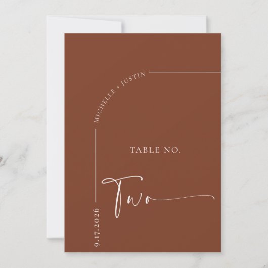 Kalligrafie | Hochzeitskarten Einladung (Vorderseite)