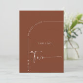 Kalligrafie | Hochzeitskarten Einladung (Stehend Vorderseite)