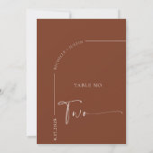 Kalligrafie | Hochzeitskarten Einladung (Rückseite)