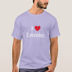 Kalligrafie I Liebe Lavender T-Shirt