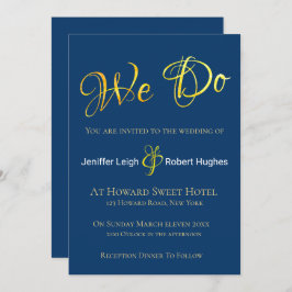 Kalligrafie-Imitate - Einladung zur Hochzeitsfeier