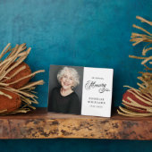 Kalligrafie in liebevoller Erinnerung Beerdigung w Fotoplatte (Seite)