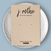 Kalligrafie Kraft Handmade Orings Display