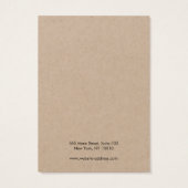 Kalligrafie-Kraft-Typografie (Rückseite)