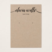 Kalligrafie-Kraft-Typografie (Vorderseite)