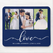 Kalligrafie Liebe 3 Hochzeitsstift Foto - Pick Col Mousepad (Vorne)