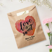Kalligrafie-Liebe ist süße Hochzeit Geschenktütchen (Versiegelt)