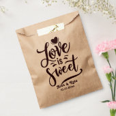 Kalligrafie-Liebe ist süße Hochzeit Geschenktütchen (Versiegelt)