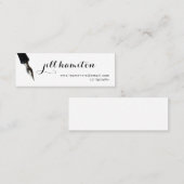 Kalligrafie Mini Visitenkarte (Vorne/Hinten)