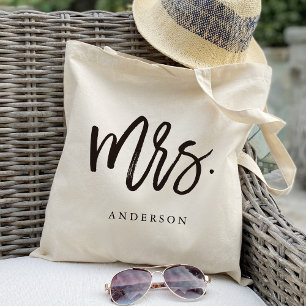Kalligrafie Mrs. Modern Chic Tragetasche