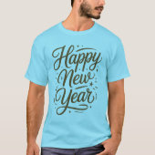 Kalligrafie Neujahrs-Schriftzug tee (Vorderseite)