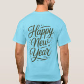 Kalligrafie Neujahrs-Schriftzug tee (Rückseite)