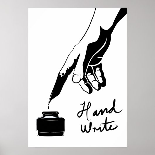 Kalligrafie Poster (Vorne)