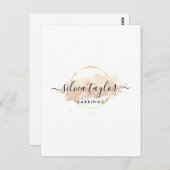 Kalligrafie Postkarte (Vorne/Hinten)