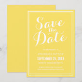 Kalligrafie Save-the-Date-Ankündigung Save The Date (Vorne/Hinten)