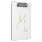Kalligrafie-Schrift-Monogramm-Initial modern Klemmbrett (Rechts)