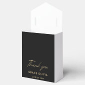 Kalligrafie, Schwarz und Gold-Abschluss Geschenkschachtel (Geöffnet)