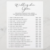 Kalligrafie Schwarz und Weiß-Hochzeitshuhe (Vorderseite)