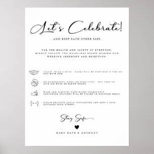 Kalligrafie-Script-Bereinigung Poster