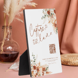 Kalligrafie Script Capture Die Liebe Wedding Boho Fotoplatte