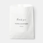 Kalligrafie Script Danke Hochzeit Geschenktütchen (Vorderseite)