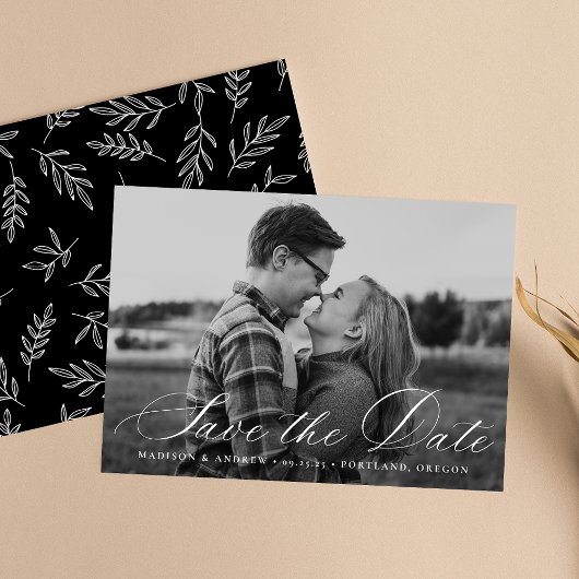 Kalligrafie-Script-Foto Save The Date